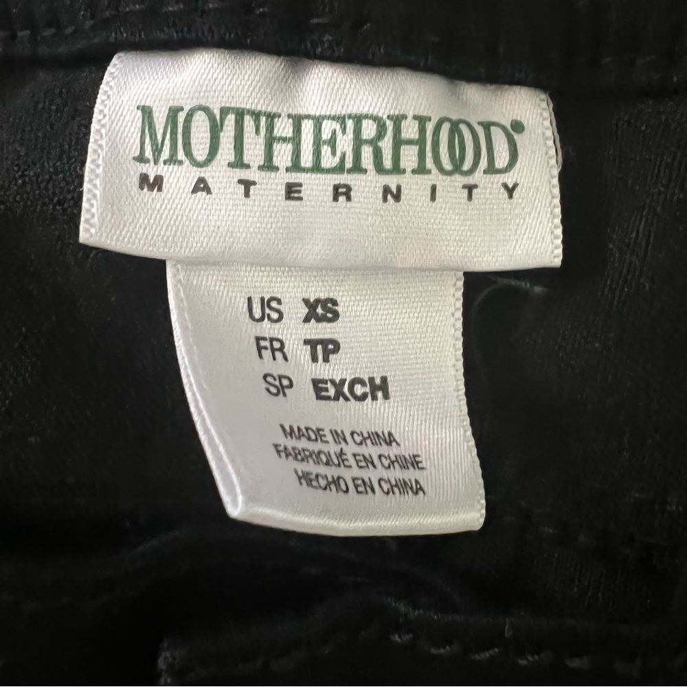 Motherhood Maternity Jeans, Thin Black Denim Sz XS / 26 NWT
